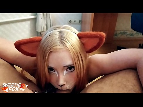 ❤️ Kitsune gbe dick ati pẹlu ni ẹnu rẹ Fidio furo ☑